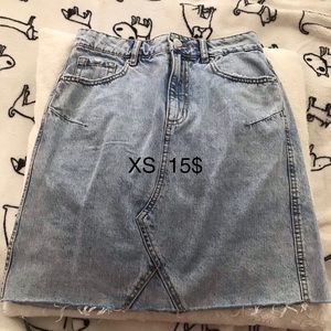 Denim skirt